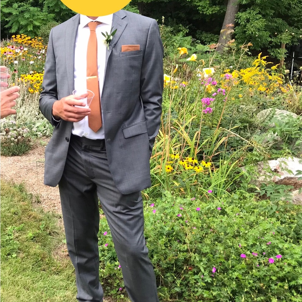 Gray Men's Suit Calvin Klein